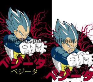 Vegeta Principe De Los Saiyajin Plantillas Para Sublimar