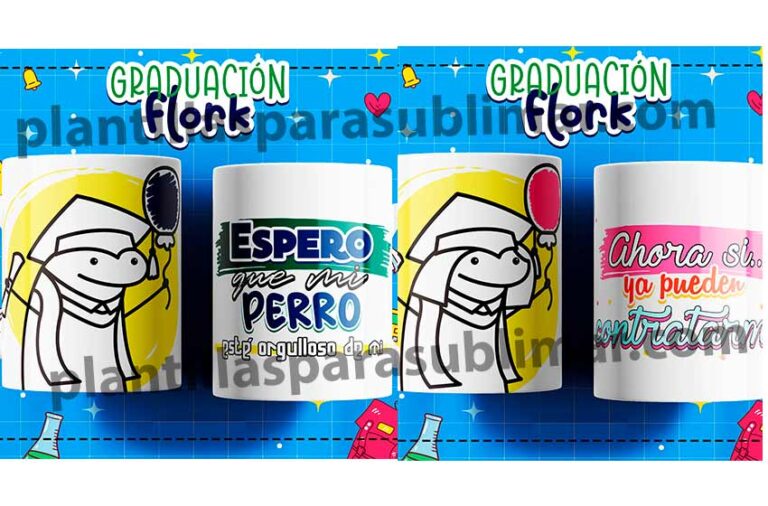 Frases Graduacion Flork Plantilla Taza Plantillas Para Sublimar