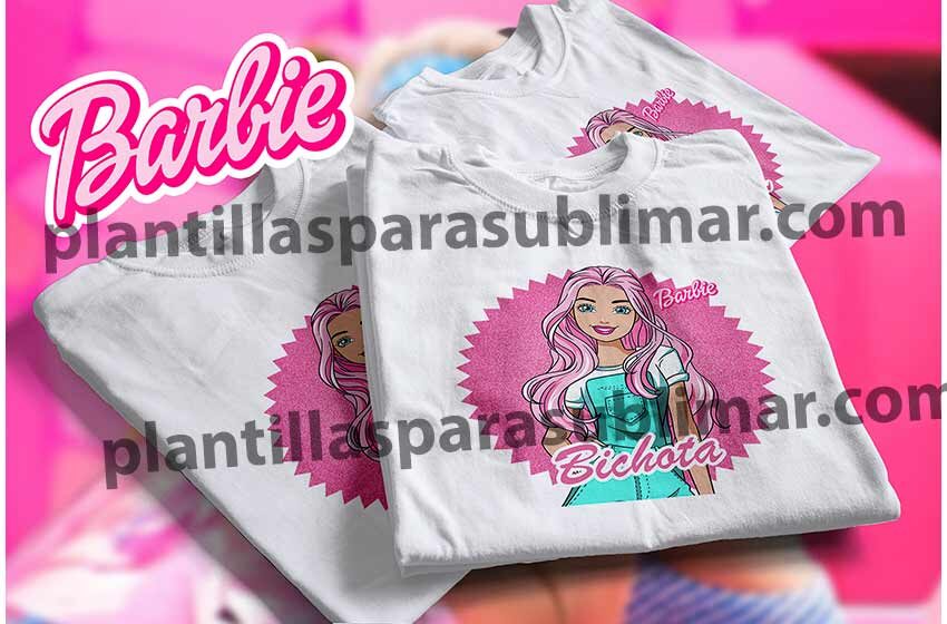 Barbie Bichota Plantillas Playera Plantillas Para Sublimar