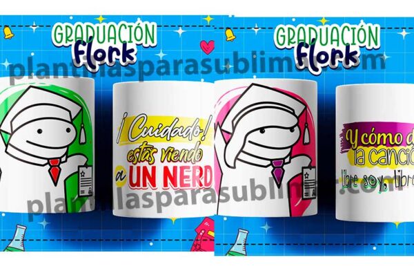 Flork Egresados Plantillas Tazas Plantillas Para Sublimar