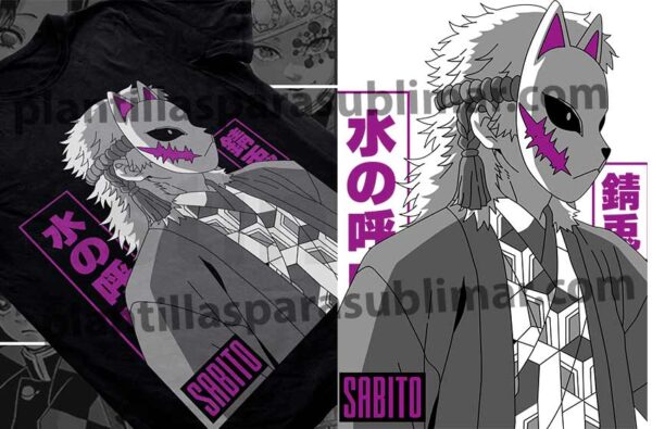 Sabito Kimetsu No Yaiba Vector Plantillas Para Sublimar