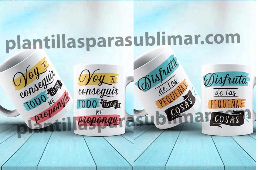 Plantillas Frases Motivacion Tazas Sublimacion Plantillas Para Sublimar