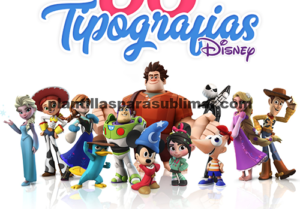 Pack de Fuentes Disney