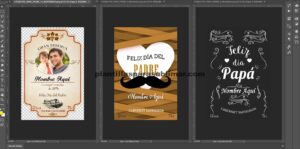 Pack Etiquetas para el dia del padre/ 15 diseños