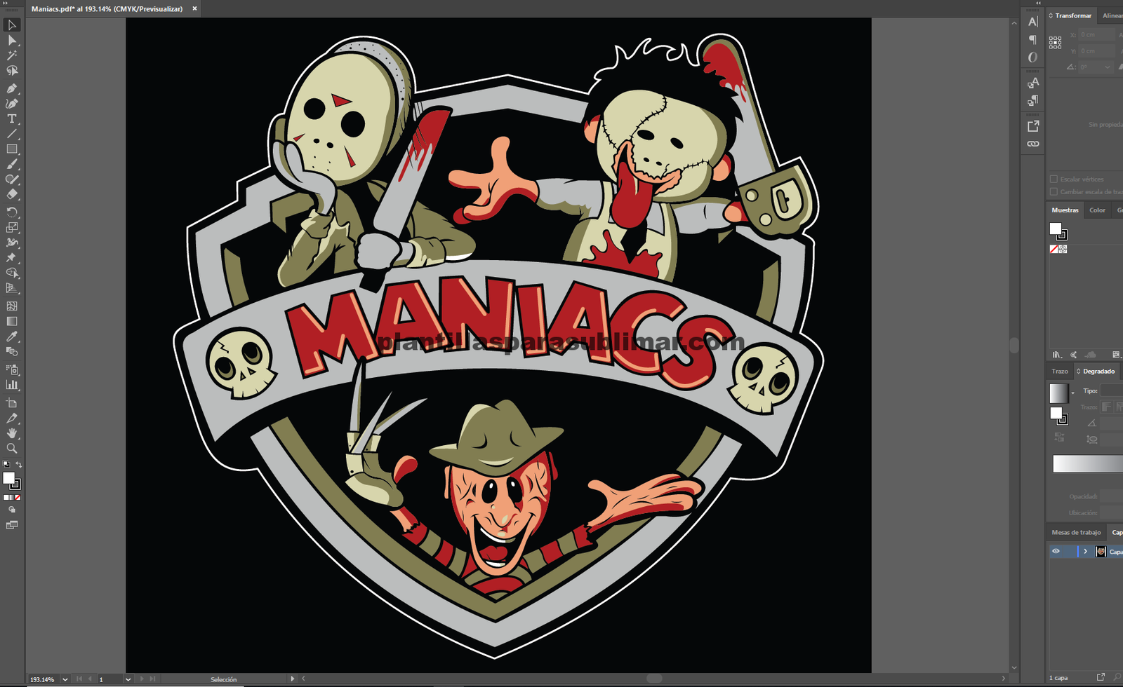 MANIACS. Terror. Halloween