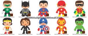 Super Heroes Chivis, Pack de vectores, Multiples propositos