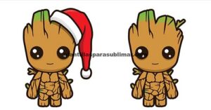 Yo soy Groot – Navidad- Vector