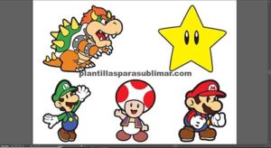 Personajes Marios bross- Vectores