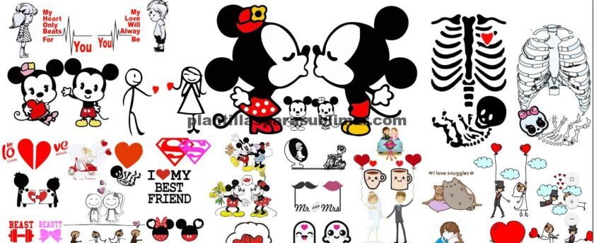 Múltiples diseños para 14 de febrero, tazas, playeras, gorras, VECTORES