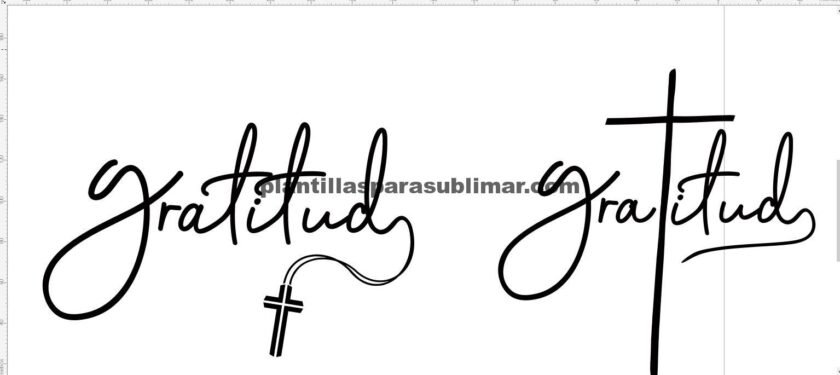 Gratitud- Corte de vinil ,Serigrafia, Sublimación