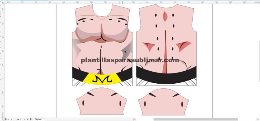 MAJIN BOO Dragon ball- Full Print, Sublimación