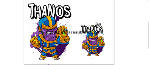 Thanos y mini thanos, remeras día del padre, sublimación – Plantillas para  sublimar