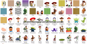 Papeles digitales e imágenes ToyStory PNG