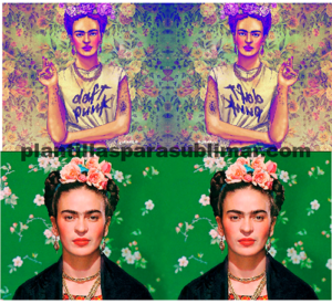 Frida Khalo, Sublimacipon tazas PNG