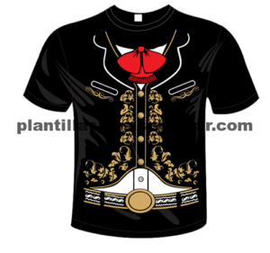 Camisa de charro, mariachi,Vector,