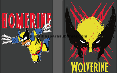  Wolverine, Homero, Vector
