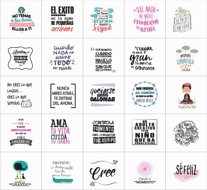 4000 Frases Para Toda Ocasión Estampado Sublimación Serigrafia Plantillas Para Sublimar 