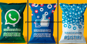 CHIPS BAGS, REDES SOCIALES, PNG