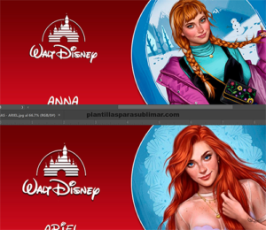 Princesas Disney, Anna, Ariel