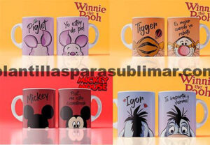 Pohh, tigger, puerquito, mickey