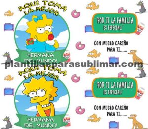 AQUI TOMA, Hermana, SIMPSONS