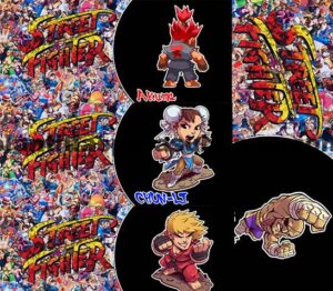 Street Fighter,Akuma,Ken, Chunli
