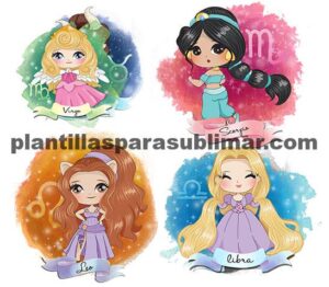 princesas,Libra,Leo,Virgo, escorpión