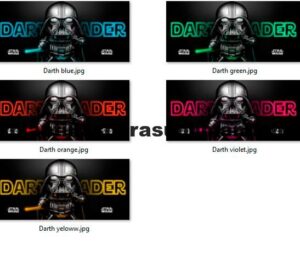 Darth Vader, plantillas 3D