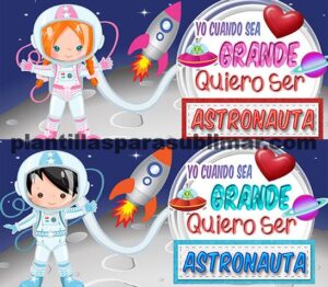 Profesiones,-día-del-niño,astronauta