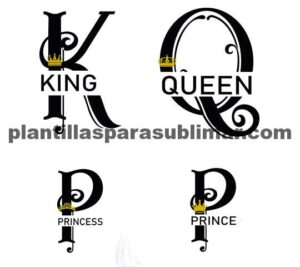 King, Queen, Princess, prince, vector