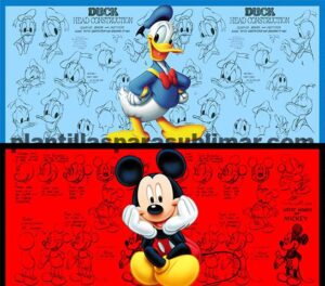 Mickey mouse, donald