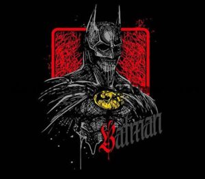 Batman de la muerte, Halloween, Vector
