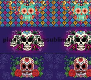 Calaveras Dia de muerto tazas sublimacion