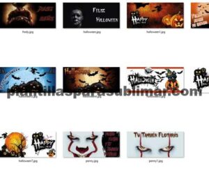 Plantillas Sublimar Halloween