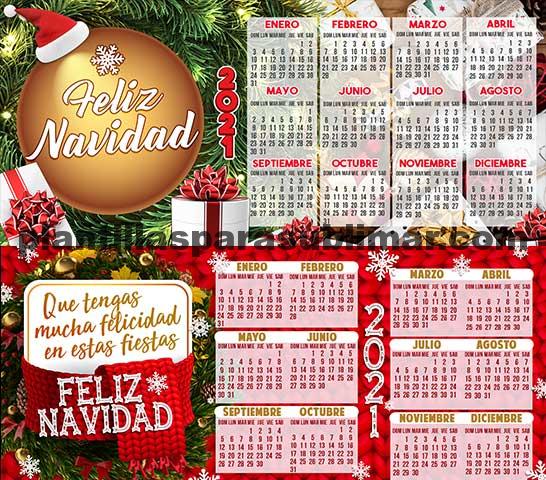 Plantillas Tazas Calendarios 2021 Plantillas Para Sublimar calendario navidad 2021