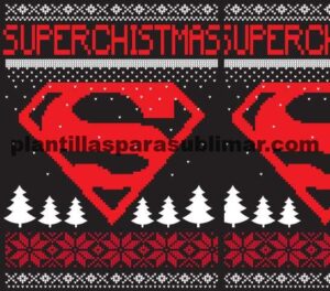 Sueter Feo Navidad Superman