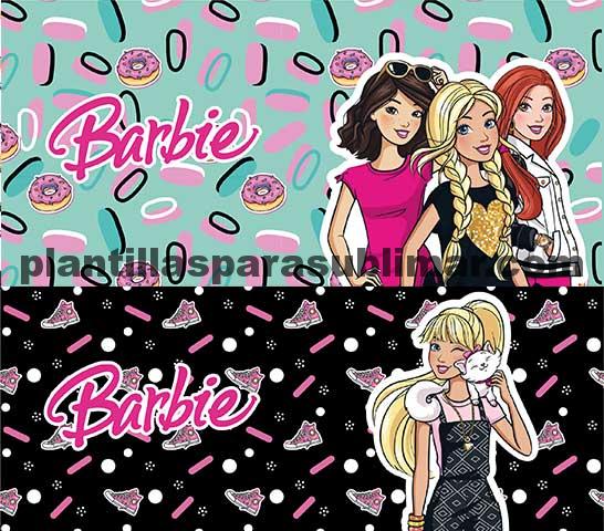 Barbie Plantillas Sublimacion