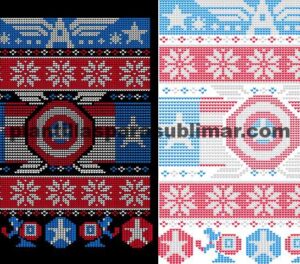 Sueter Feo Capitan America Vector