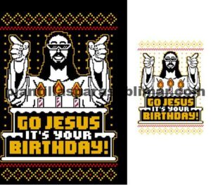 Sueter feo Jesus vector