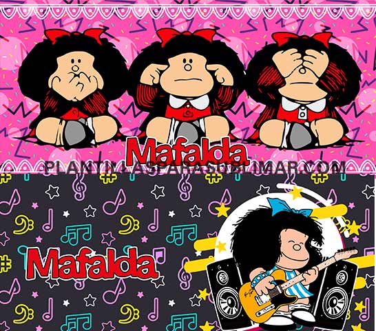  Mafalda Plantilla Sublimar