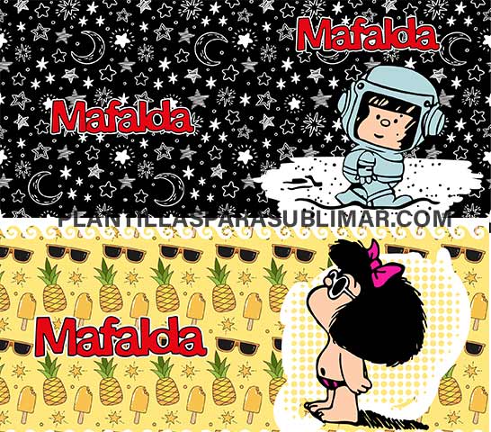  Mafalda Plantilla Tazas