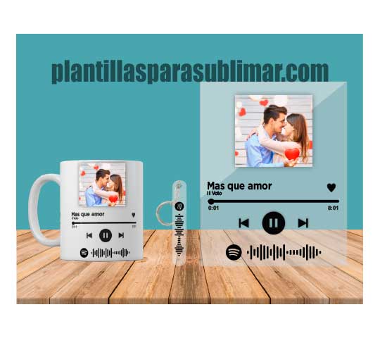  Spotify Plantilla Sublimar