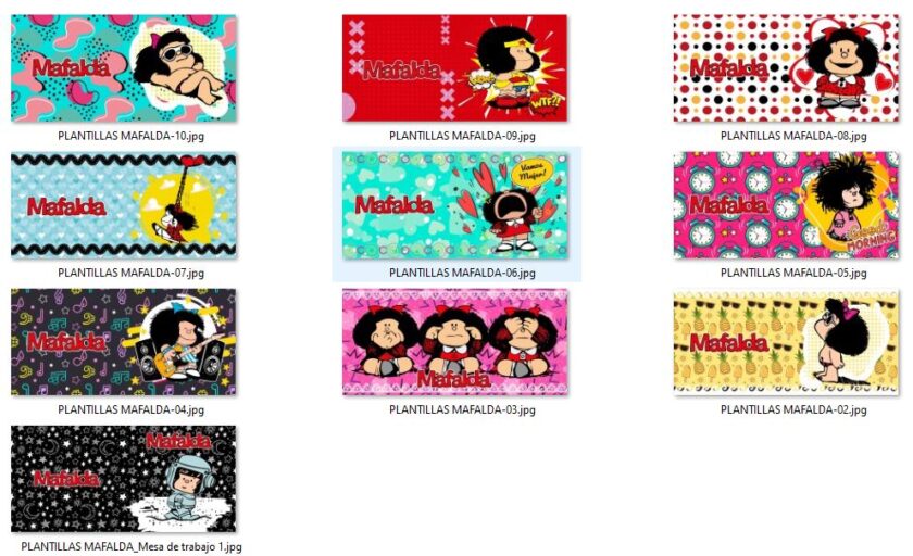 Plantillas Para Sublimar Tazas Mafalda 