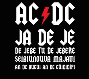 ACDC JADEJE MUSICA VECTOR