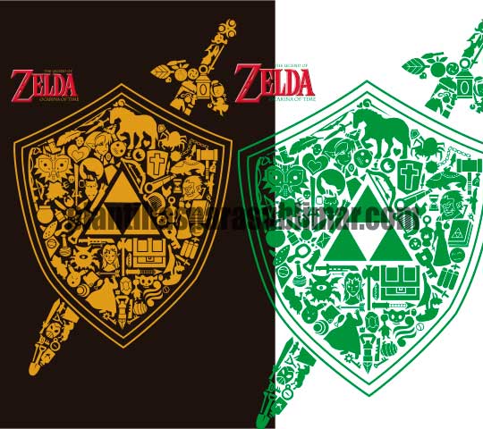  Escudo Zelda Link Corte Sublimar