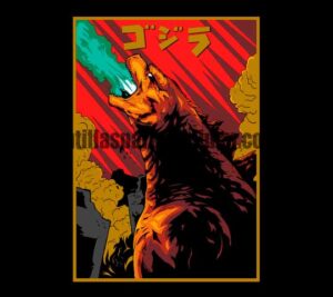 Godzilla Vector Corte Cameo