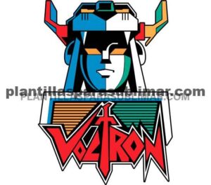 Voltron Caricatura Vector