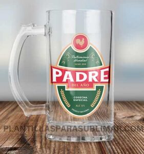 Etiquetas cerveza Dia del padre