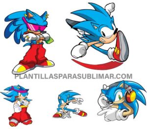Vectores Sonic sublimar