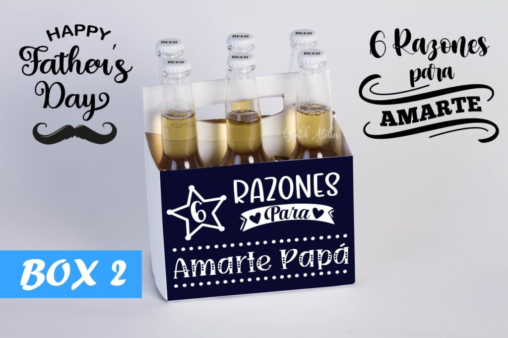 Etiquetas de cerveza dia del padre – Plantillas para sublimar